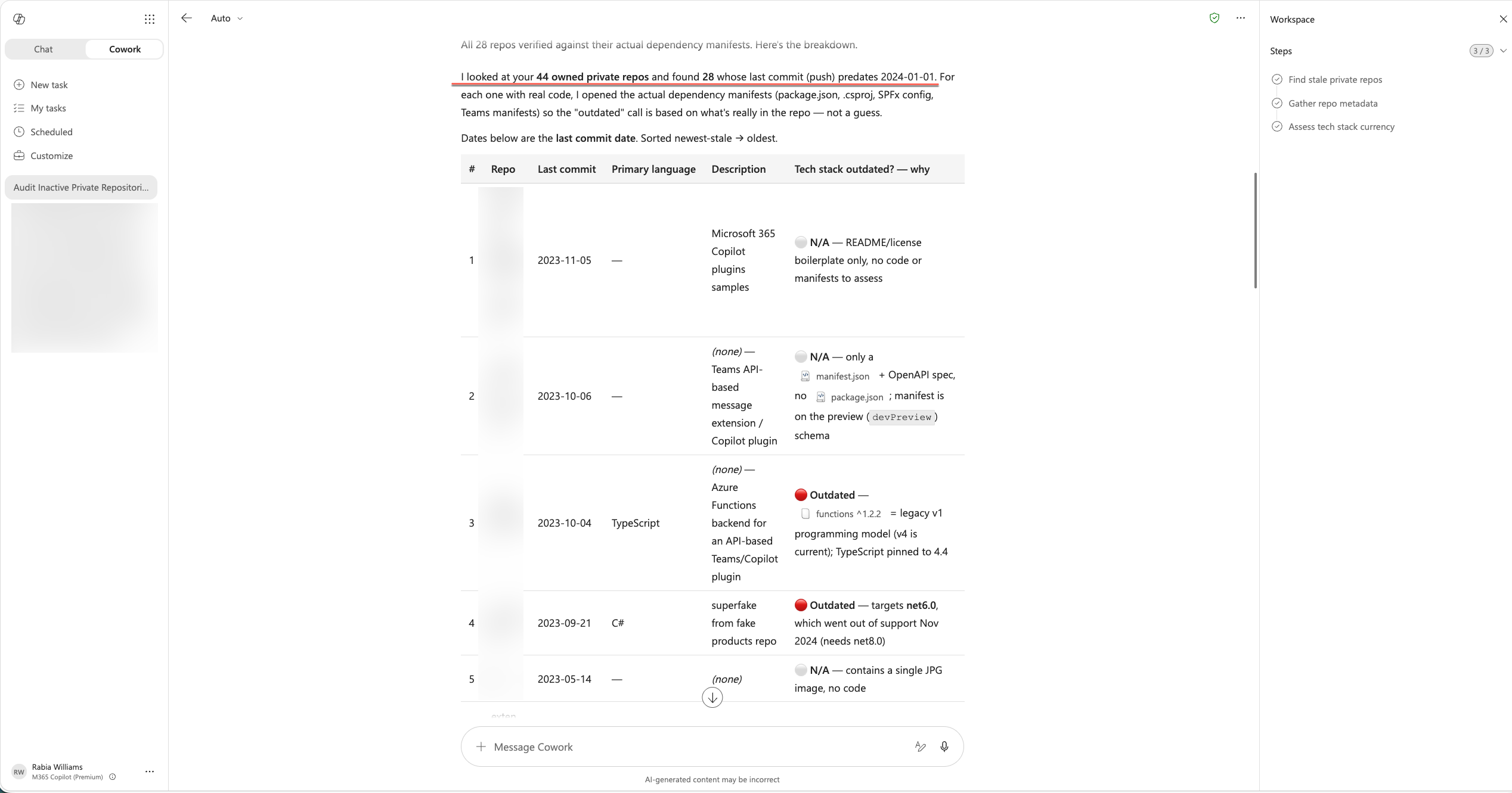 Image of response